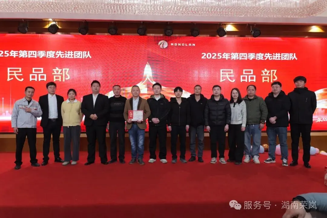 同心致远 聚力腾飞| 湖南荣岚新春团拜会暨年度先进表彰会圆满落幕!