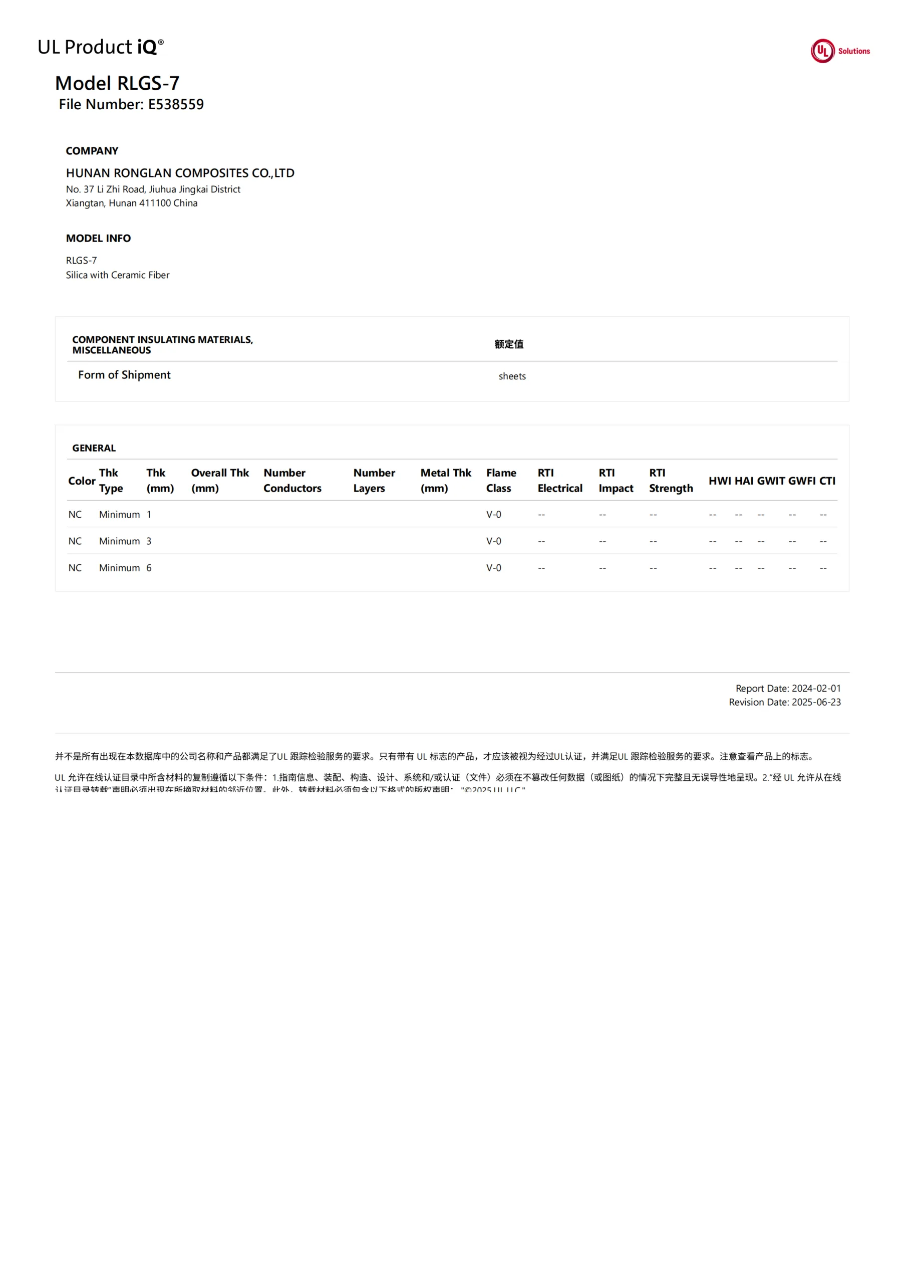 UL Product iQ